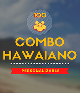 COMBO COTILLON HAWAIANO 100 PERSONAS 173 PRODUCTOS